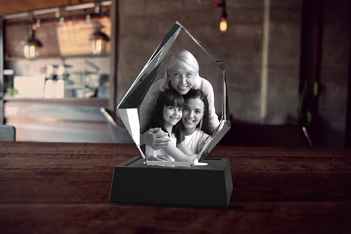 Cristal Personalizado 3D | Eternize Momentos