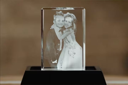 Cristal Personalizado 3D | Eternize Momentos