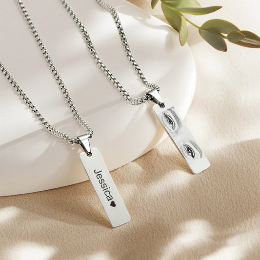 Colar Personalizado - Conexão Eterna + Pulseira de Brinde