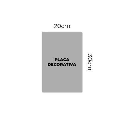 Placa Decorativa Buenos Aires