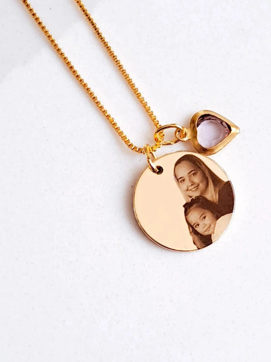 Colar Personalizado | Amor Sempre Contigo + Brinde Pingente Coração
